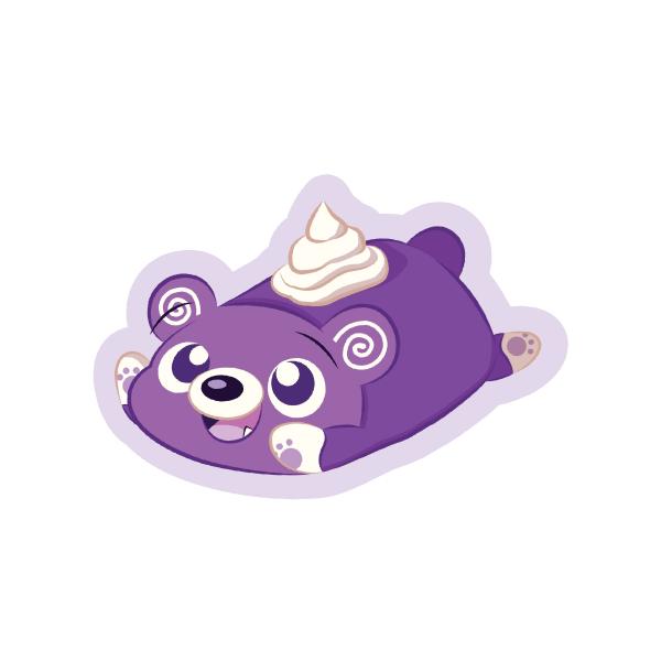 Ubeby Bear Roll Sticker