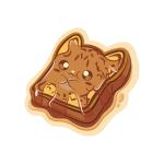 Purrench Toast Sticker