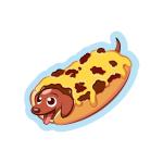 Chili Cheese Dog Sticker