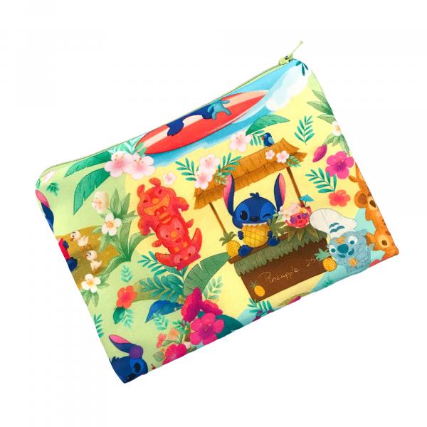 Stitch Tiki Themed Zippered Pouch Bag picture