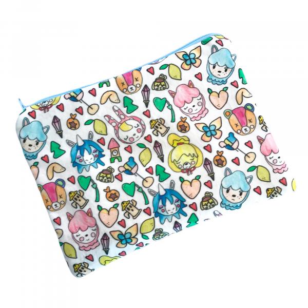 Animal Crossing Zippered Pouch Bag picture