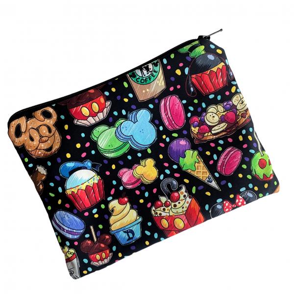 Disney Desserts and Treats Zippered Pouch Bag picture