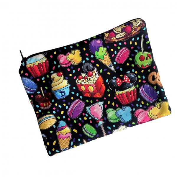 Disney Desserts and Treats Zippered Pouch Bag picture