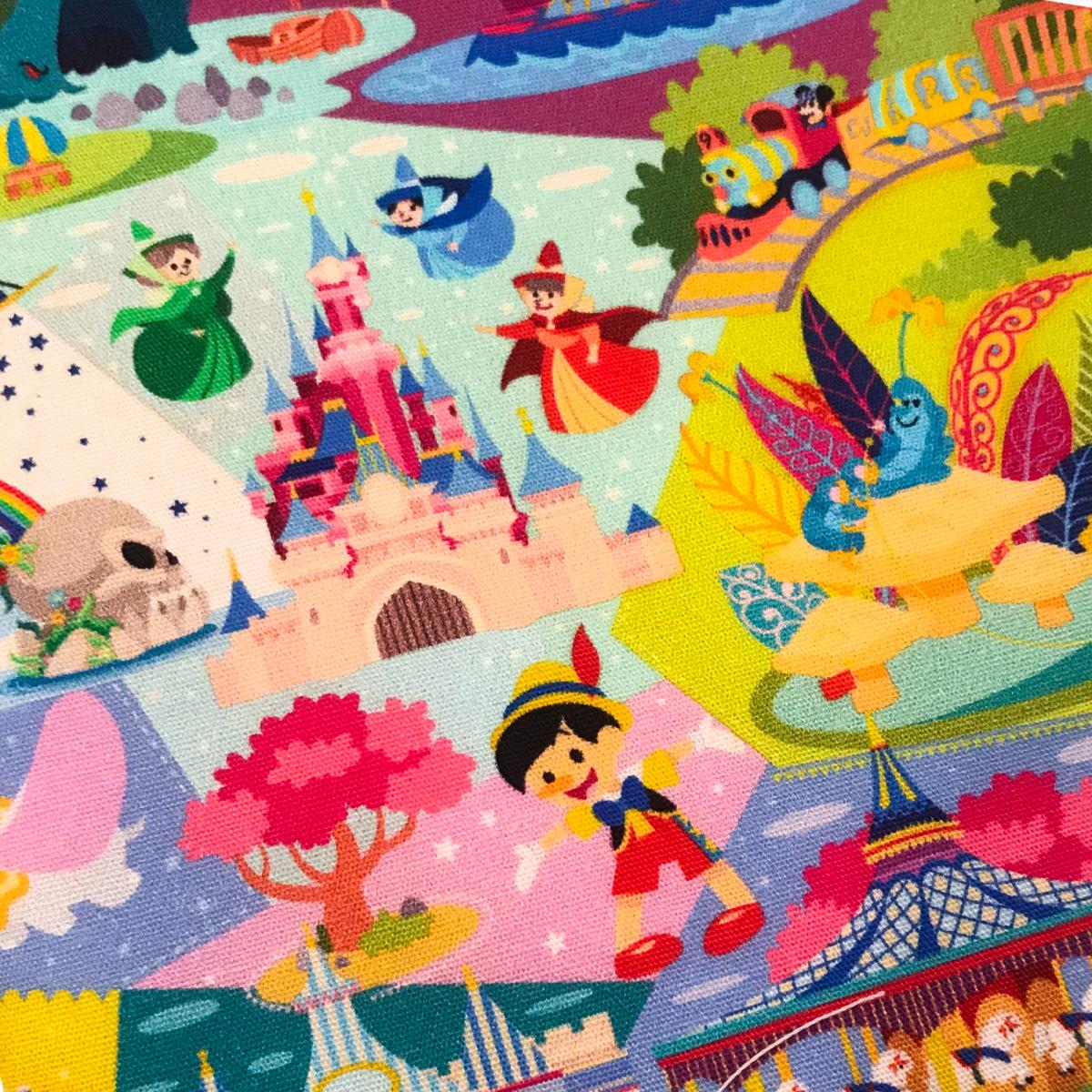 Disneyland Fantasyland Themed Zippered Pouch Bag picture