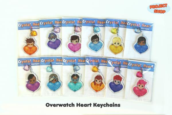 Overwatch Heart Keychains