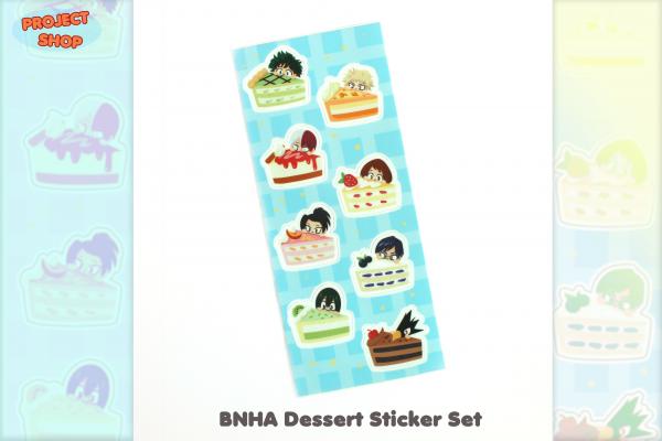 Boku no Hero Academia Dessert Sticker Set