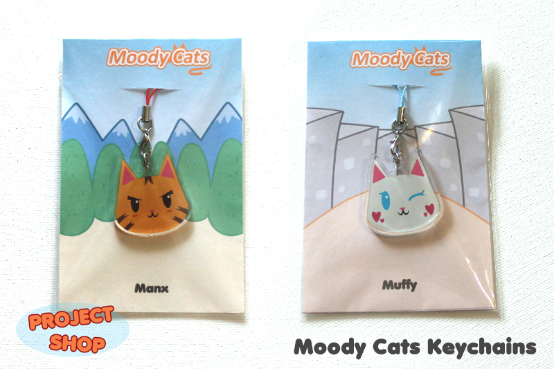Moody Cat Keychains picture