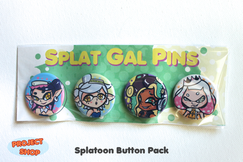 Splatoon Button Pack picture