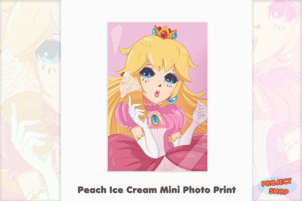 Ice Cream Peach Photo Print