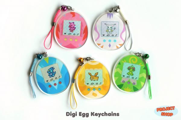 [NEW Designs!] Digi Egg Keychains picture