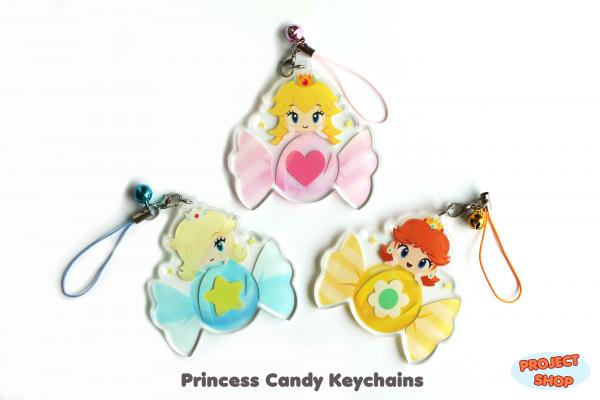 [NEW!] Princess Candy Keychains