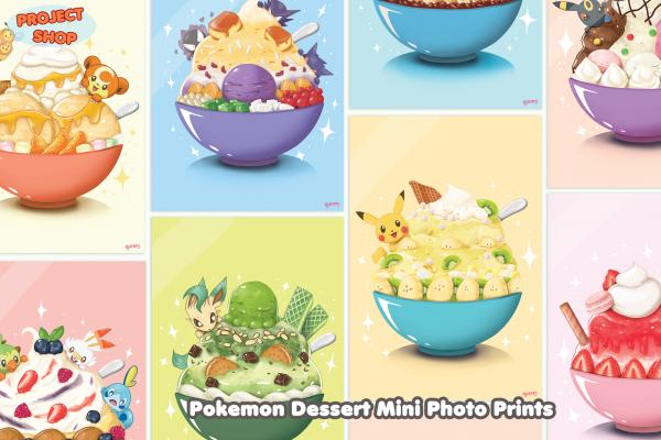 Pokemon Dessert Mini Prints