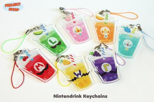 Nintendrink Keychains picture