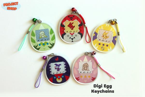 [NEW Designs!] Digi Egg Keychains picture