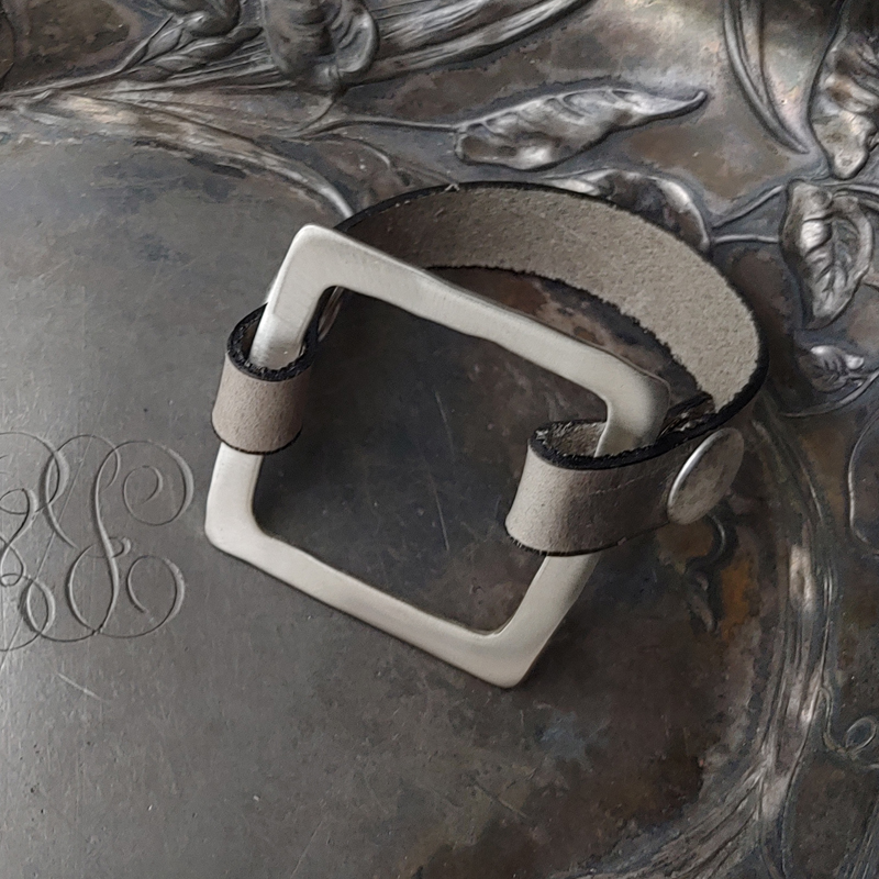 Mid Century Modern Square Cuff / Shawl Pin picture