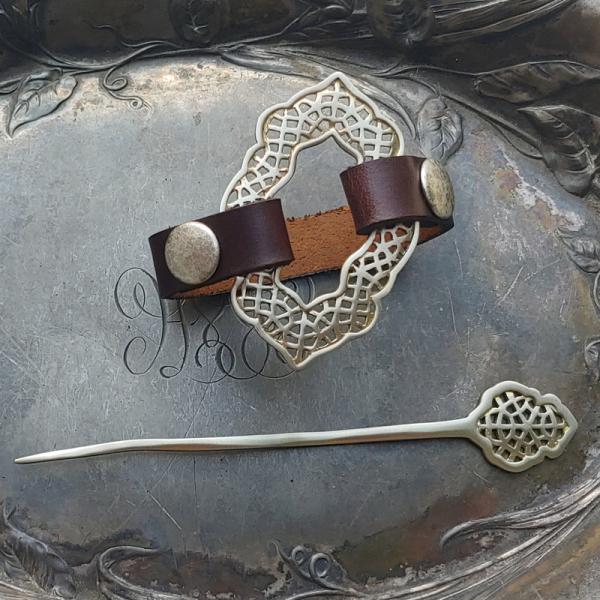 Moroccan Windows Cuff / Shawl Pin picture