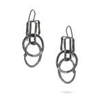 Forged: Geometric Rivet Drop Earrings