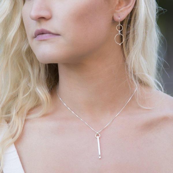 Defined Path: Vertical Bar/Sphere Necklace picture