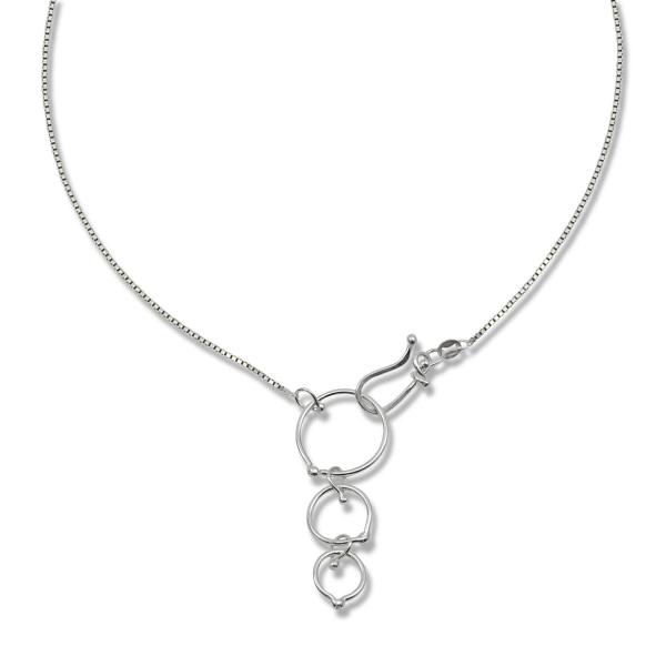 In Orbit: Triple-Loop Clasp Necklace picture