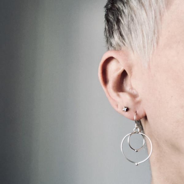 In Orbit: Loops Intersecting Drop Earrings picture