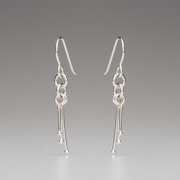 Defined Path: Spindle Drop Earrings
