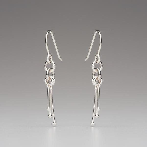 Defined Path: Spindle Drop Earrings