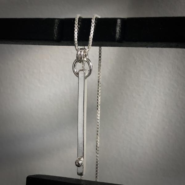 Defined Path: Vertical Bar/Sphere Necklace picture