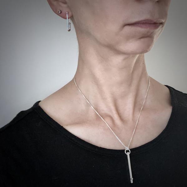 Defined Path: Vertical Bar/Sphere Necklace picture