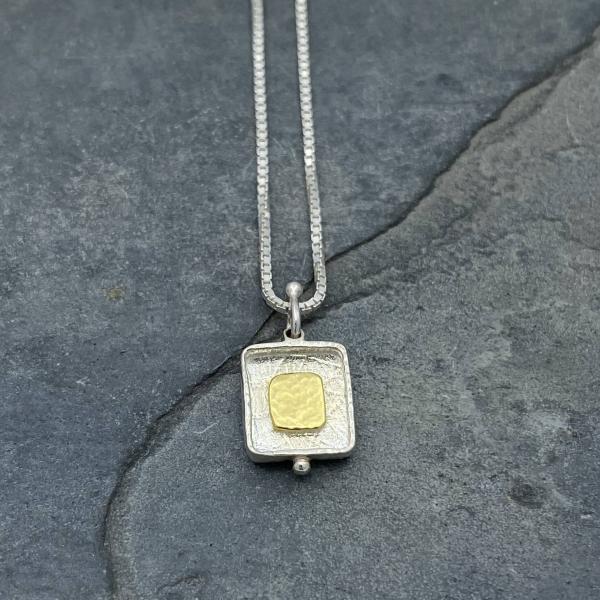 Gilded: Framed Square/Reversible Necklace picture