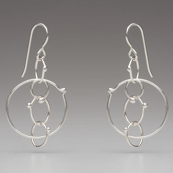 In Orbit: Five-Loop Drop Earrings