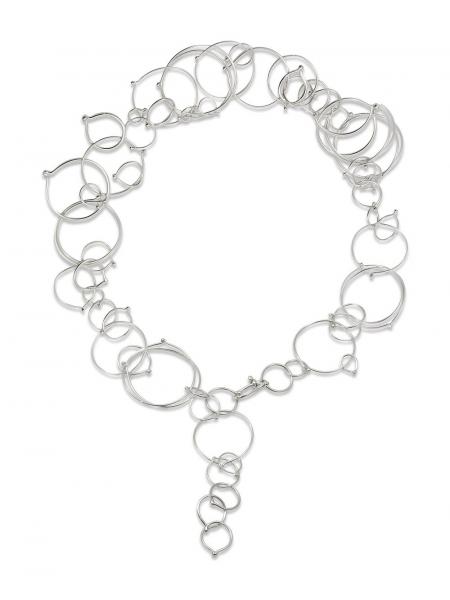 In Orbit: Clustered Loops Necklace picture