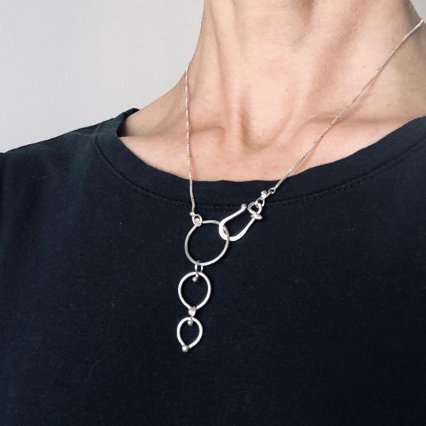 In Orbit: Triple-Loop Clasp Necklace picture