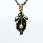 Organic Matter: Bittersweet Bud Diamond Necklace