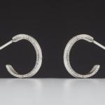 Forged: Textured Hoop Earrings