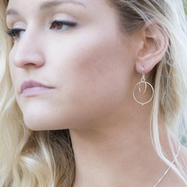 In Orbit: Loops Intersecting Drop Earrings picture