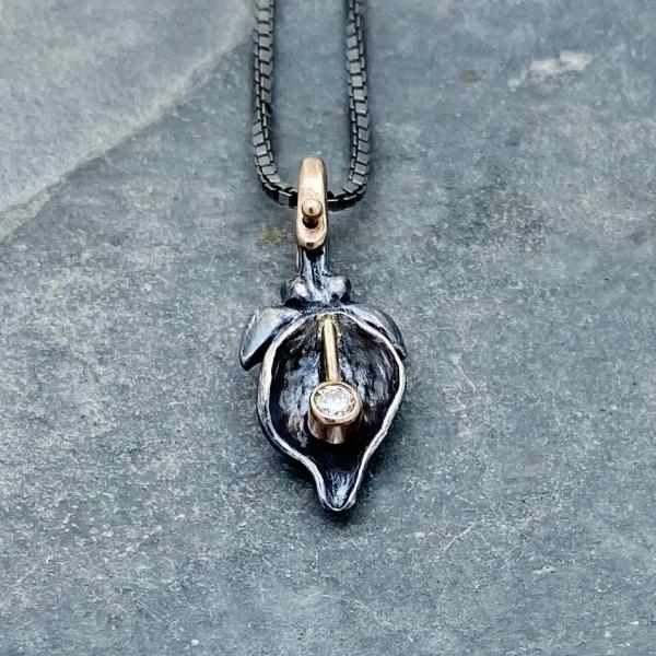 Organic Matter: Bittersweet Bud Diamond Necklace picture