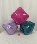 Embroidered D8 Dice Plush