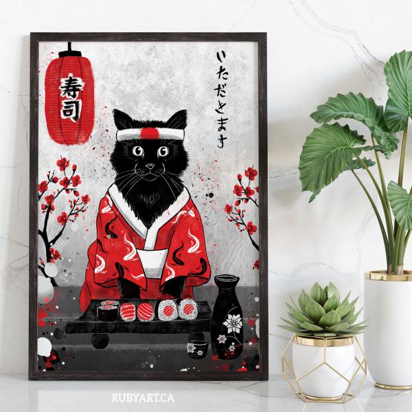 Japan Sushi Cat
