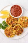 Garlic Crab cake Platter