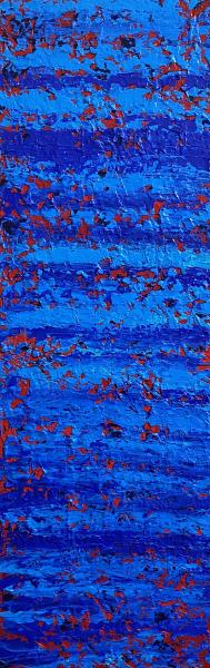 12x36 Abstract - Blue picture