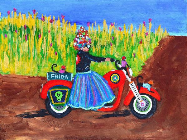 Frida rides on! picture
