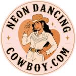 Neon Dancing Cowboy