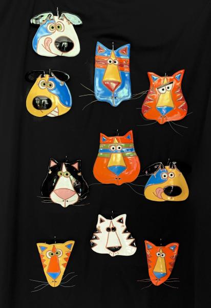 Small cat and dog masks picture