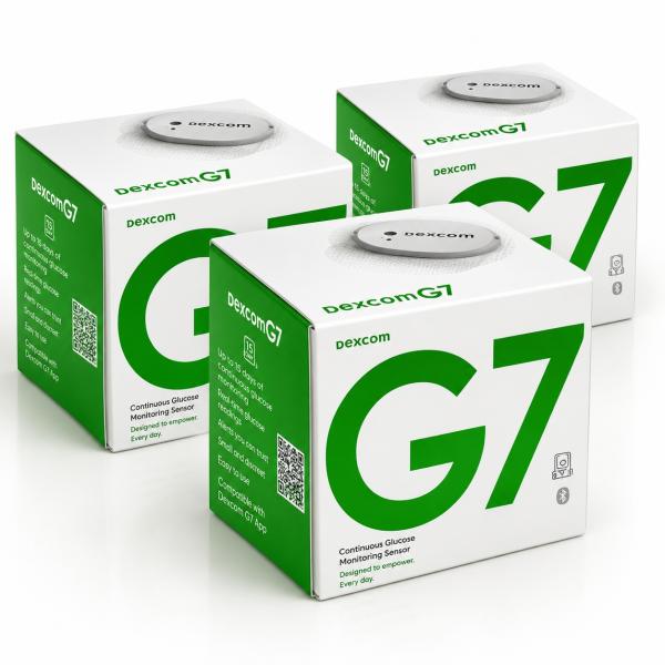 Buy Dexcom G7 15-Day Continuous Glucose Monitor (CGM) Sensors &ndash; 3 Pack