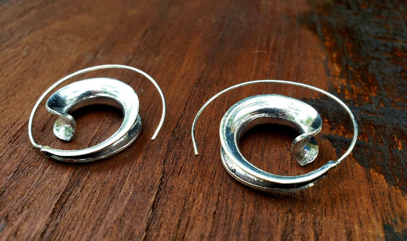 Simple Silver Threader Earrings picture