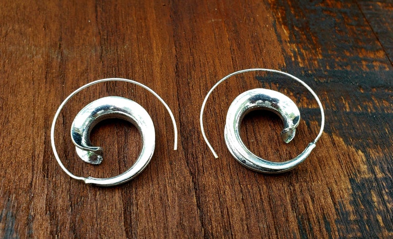 Simple Silver Threader Earrings