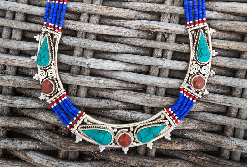 Tibetan Blue Lapis Necklace