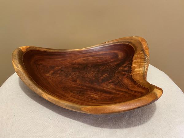 Rosewood crotch platter #18 picture