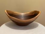 Natural edge Walnut salad bowl #17