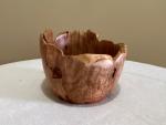 Natural edge Big Leaf Maple burl bowl #29